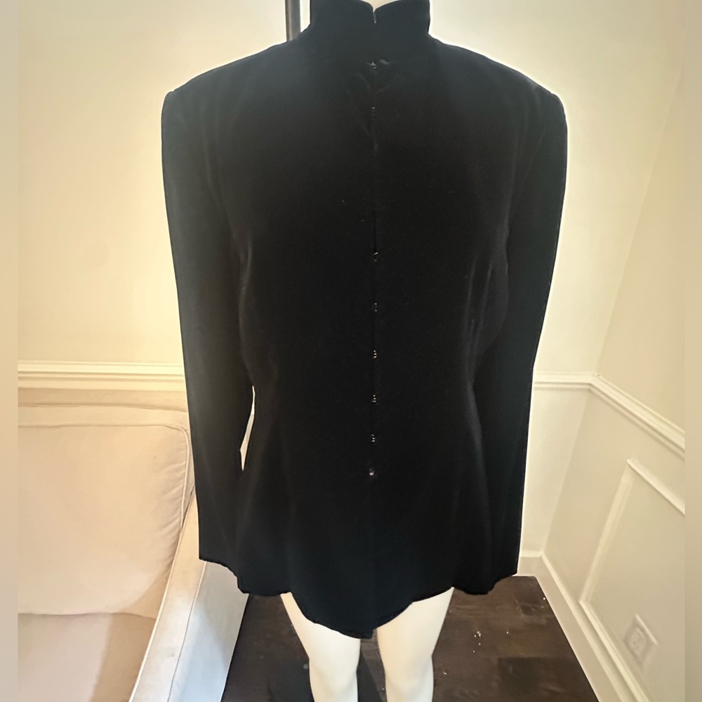 Vintage Ralph Lauren velvet military style Blazer